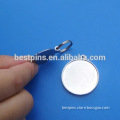stainelss steel blank round pet tags for necklace, key chain with epoxy dome sticker